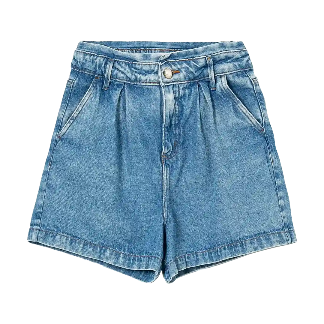 Shorts jeans curto de verão